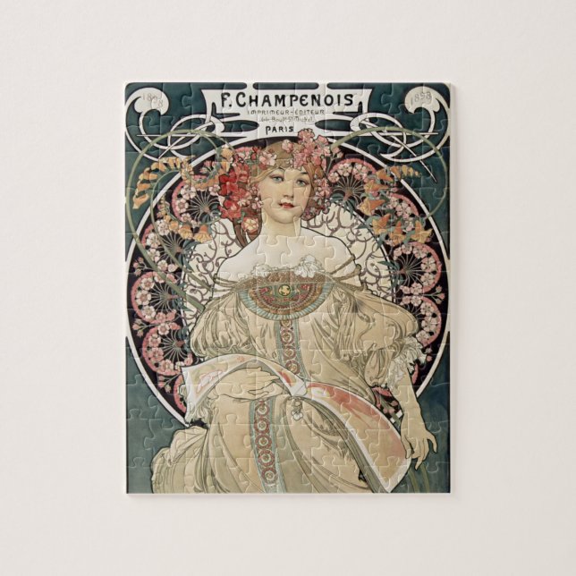 Vintage Jugendstil Alphonse Mucha (Vertikal)
