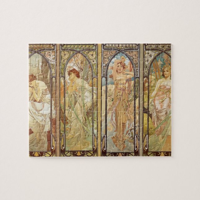 Vintage Jugendstil Alphonse Mucha (Horizontal)