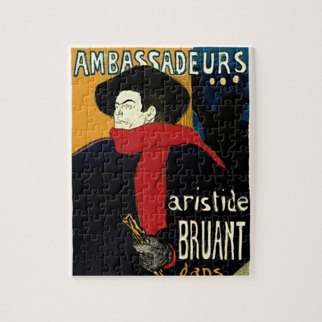 Vintage Jugendstil-Botschafter, Toulouse Lautrec (Vertikal)