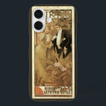 Vintage Jugendstil-Flirt-Kekse, Alphonse Mucha title_seo2<br><div class="desc">Vintage Illustration französisches Jugendstil-Werbeplakat-Design für Flirt Biscuits von Alphons Mucha. c. 1899. Dieses Liebe- und Romantik-Werbedesign besticht durch ein frisch vermähltes Brautpaar,  das flirtet. Die Frau ist in einem eleganten Viktorianischen Hochzeitskleid und der Mann ist in einem extravaganten Tüxedo. Heiraten nach einer langen Verlobung.</div>