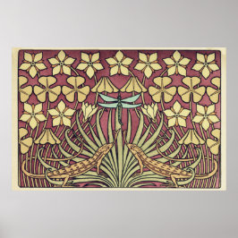 Vintage Jugendstil-Formen in Dekoration