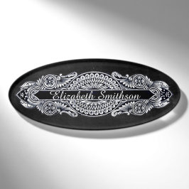 Vintage Jugendstil-Hochzeit Namenschild
