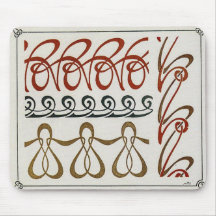 Vintage Jugendstil-Illustration von Mucha