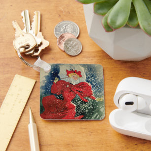 Vintage Jugendstil-Pastilles Geraudel Husten Tropf Schlüsselanhänger