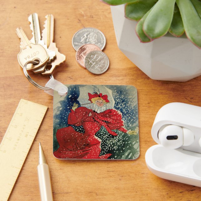 Vintage Jugendstil-Pastilles Geraudel Husten Tropf Schlüsselanhänger (Schreibtisch)