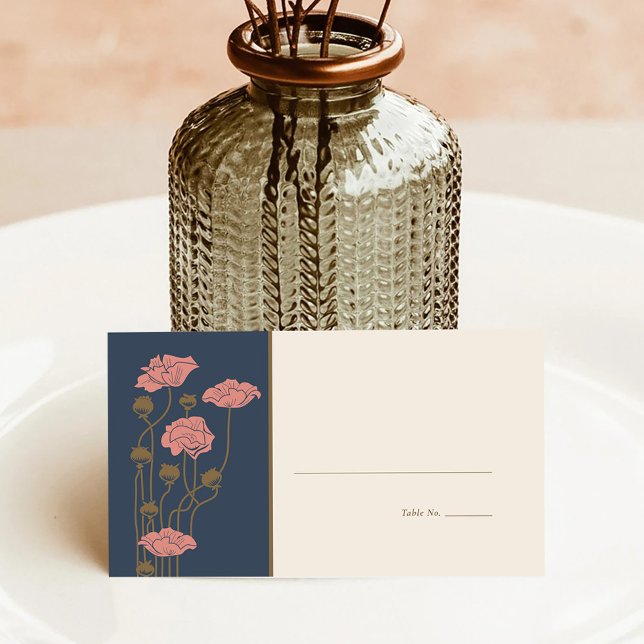 Vintage Jugendstil-Platzkarte Platzkarte (Von Creator hochgeladen)