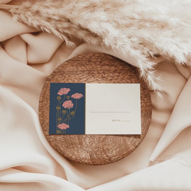 Vintage Jugendstil-Platzkarte Platzkarte (Von Creator hochgeladen)