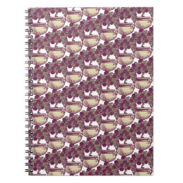 Vintage Jugendstil-Rose Notizblock