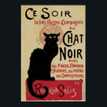 Vintage Jugendstil-Schwarzkatze Poster<br><div class="desc">Kontaktieren Sie uns, wenn Sie Hilfe bei der Größenanpassung benötigen. antike französische Jugendstil-Werbeaktion-Anzeige, die eine (literarische) Vorstellung ankündigt. Künstler: Theophile Alexandre Steinlen, 1896 Titel: Le Chat noir (The Black Cat) Mehr Text: Ce soir (heute Abend) la très illustriert compagnie (die sehr berühmte Gruppe) avec ses pièce d'ombres célèbres (mit ihren...</div>