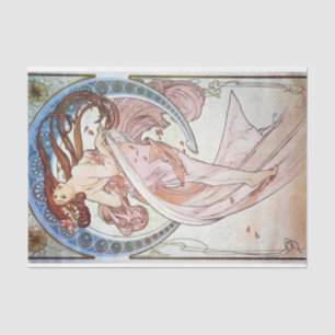 Vintage Jugendstil Seidenpapier