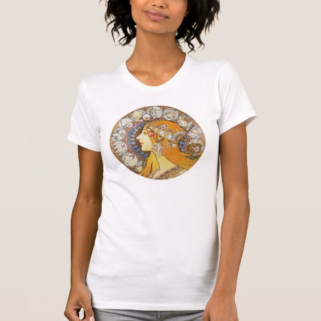 Vintage Jugendstil T-Shirt (Vorderseite)