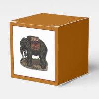 Vintage Jumbo Circus Elephant Retro Die Cut Card