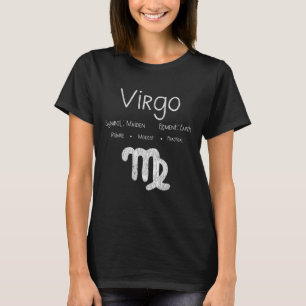 Vintage Jungfrau Sternzeichen - Astrologie Horosko T-Shirt