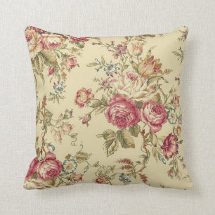 Vintage Kabinengestaltung für Rose Kissen