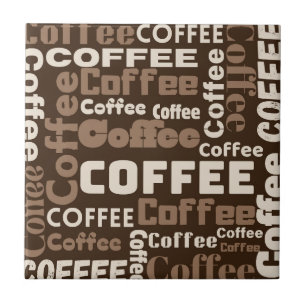 Vintage-Kaffee-Typografie-Muster (1) Fliese