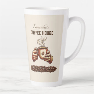 Vintage-Kaffeetasse Benutzerdefinierte Kaffeemarke Milchtasse