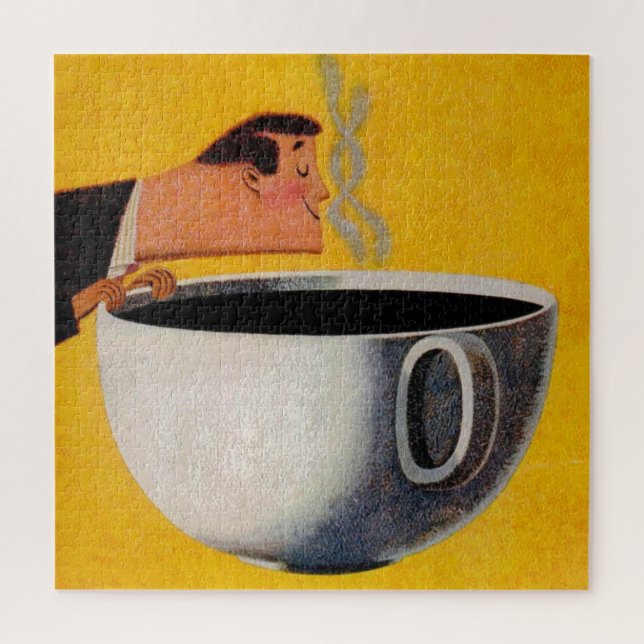Vintage Kaffeewerbung (Vertikal)