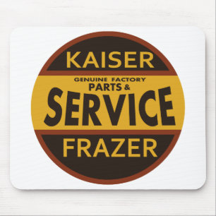 Vintage Kaiser Frazer Serviceschild Mousepad