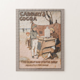 Vintage Kakaowerbung von Cadbury