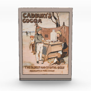 Vintage Kakaowerbung von Cadbury Fotoblock