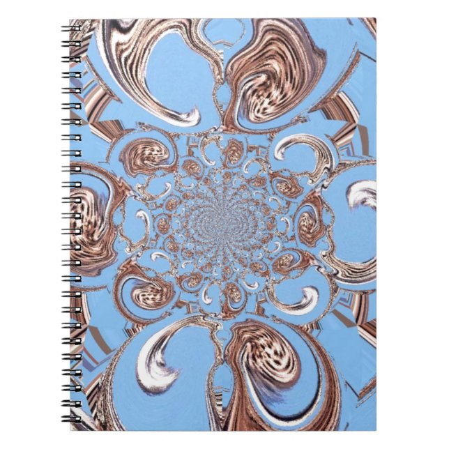 Vintage Kaleidoskop-Kunstdruckkunst Notizblock (Vorderseite)