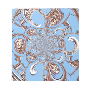 Vintage Kaleidoskop-Kunstdruckkunst Notizblock