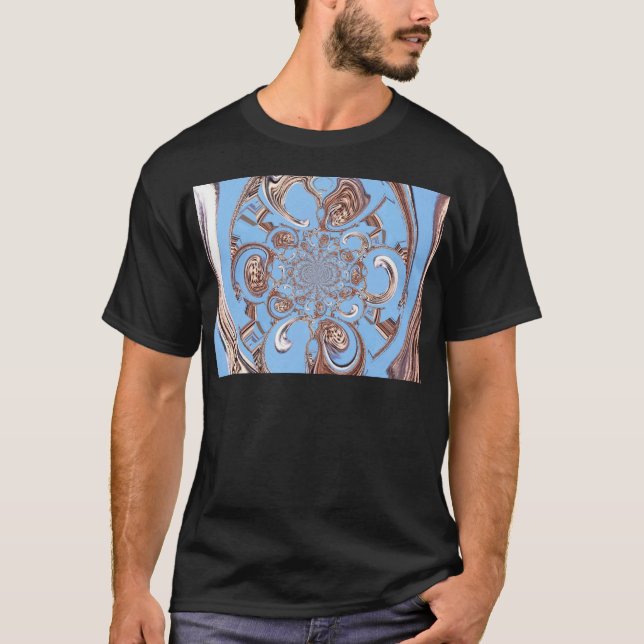 Vintage Kaleidoskop-Kunstdruckkunst T-Shirt (Vorderseite)