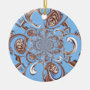 Vintage-Kaleidoskop-Kunstprint Keramikornament