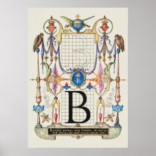 Vintage Kalligrafie Poster