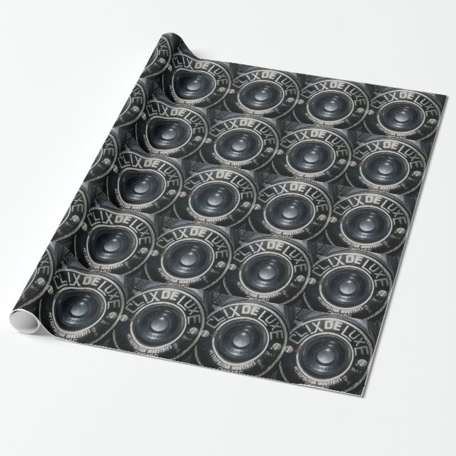 Vintage Kamera 2 Geschenkpapier (Ungerollt)