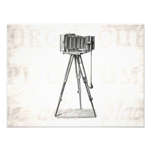 Vintage Kamera - antike Kamera-Fotografie Retro Fotodruck