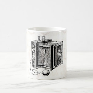 Vintage Kamera - antikes Kaffeetasse