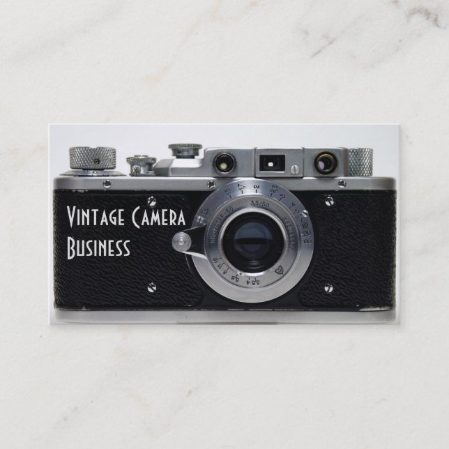 VINTAGE KAMERA Collection 01 Visitenkarte 1 (Vorderseite)