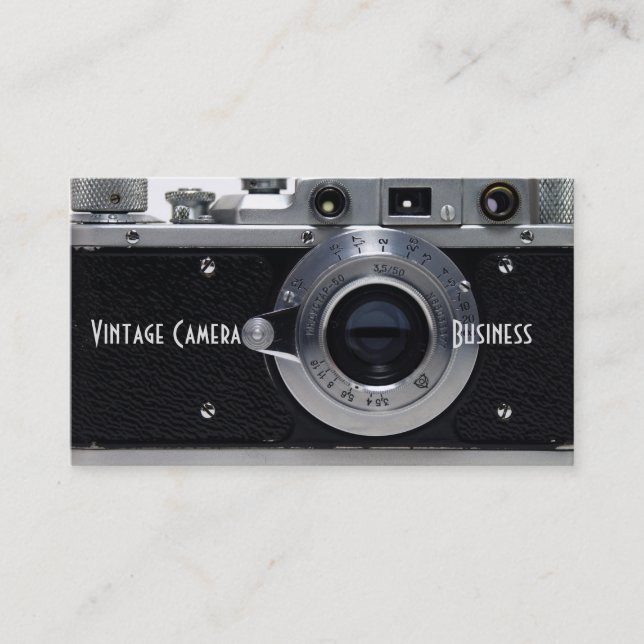 VINTAGE KAMERA Collection 01 Visitenkarte 2 (Vorderseite)
