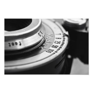 Vintage Kamera Fotodruck