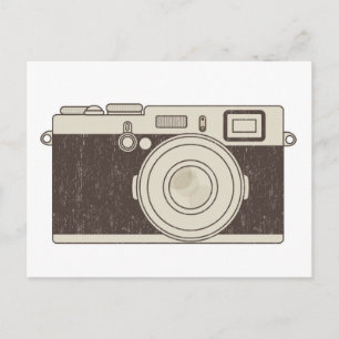 Vintage-Kamera-Fotografie Postkarte