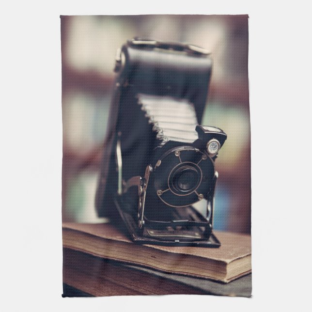 Vintage Kamera Handtuch (Vertikal)