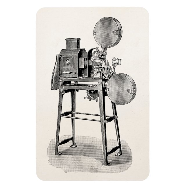 Vintage Kamera-Kinematografie-Ausrüstung Magnet (Vertikal)