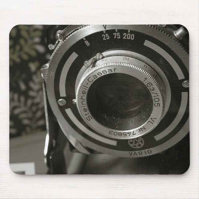 Vintage Kamera Mousepad (Vorne)