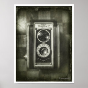 Vintage-Kamera-Plakat Poster