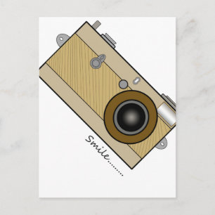Vintage Kamera Postkarte