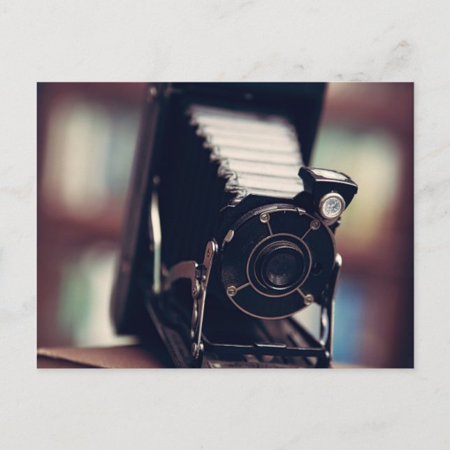 Vintage Kamera Postkarte (Vorderseite)