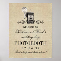 Vintage Kamera - Rustikales Hochzeitssymbol