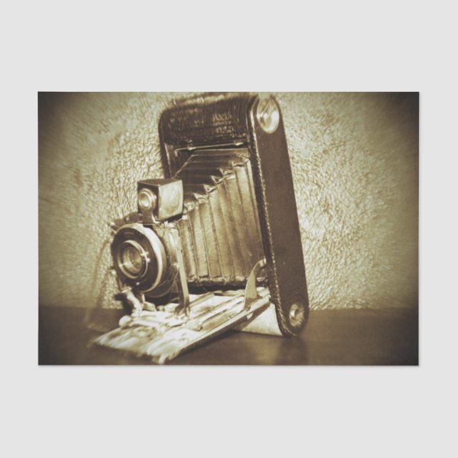 Vintage Kamera Seidenpapier (Vorderseite)