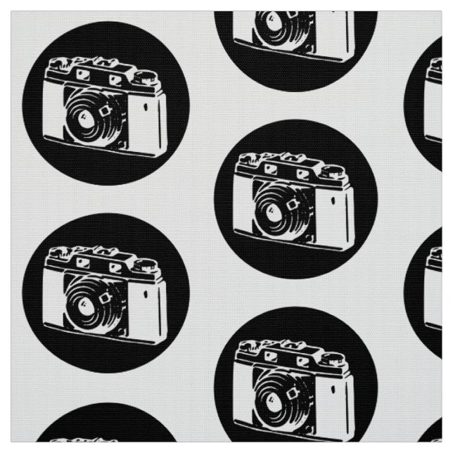Vintage Kamera Stoff (Muster)