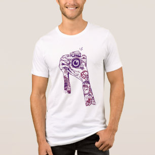 Vintage Kamera & Tattoos Tri-Blend Shirt