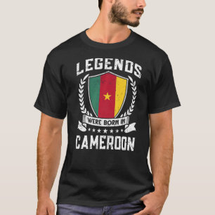 Vintage kamerunische Flagge Kamerun T-Shirt