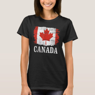 Vintage Kanada-Flagge für Kanadier T-Shirt