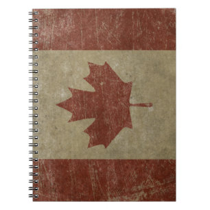 Vintage Kanada-Flagge Notizblock