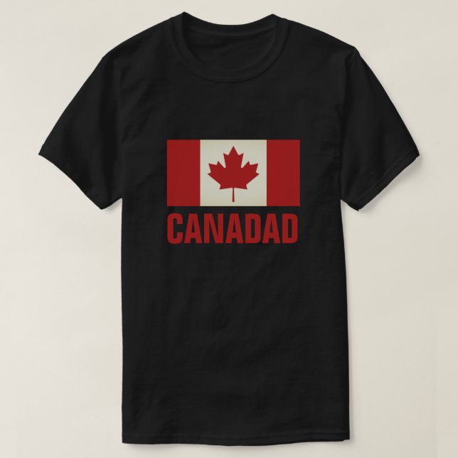 Vintage kanadische Ahornblattflagge T-Shirt (Design vorne)